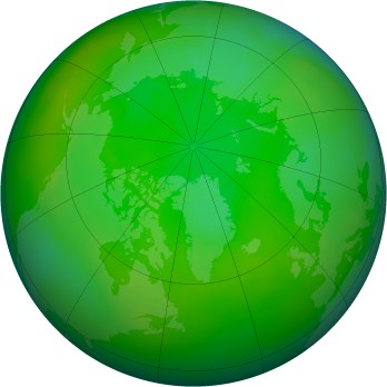 Arctic ozone map for 2002-07